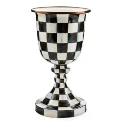 MacKenzie-Childs Courtly Check Pedestal Vase< Spring|Room Accents