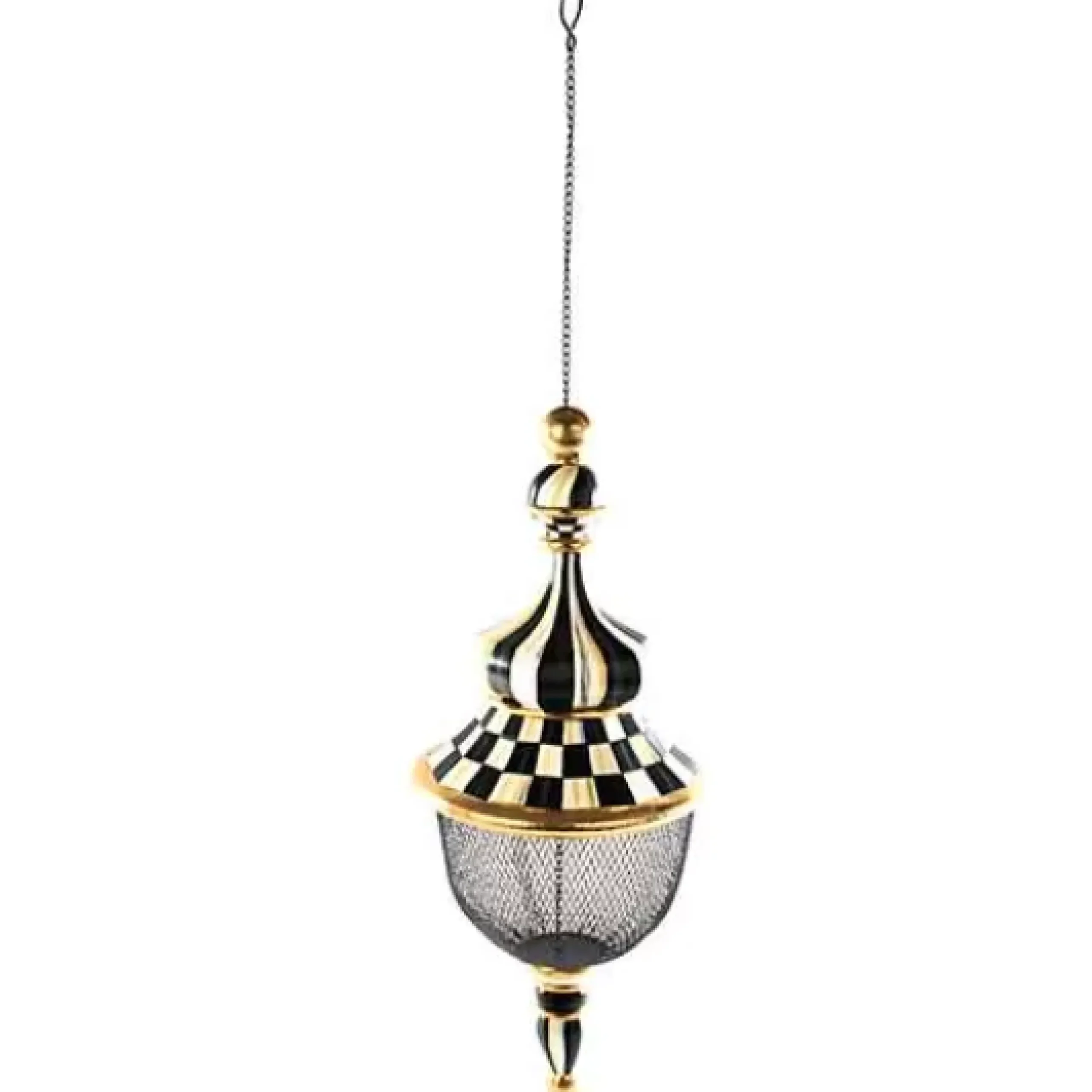 MacKenzie-Childs Courtly Check Pendant Bird Feeder< Spring|Outdoor