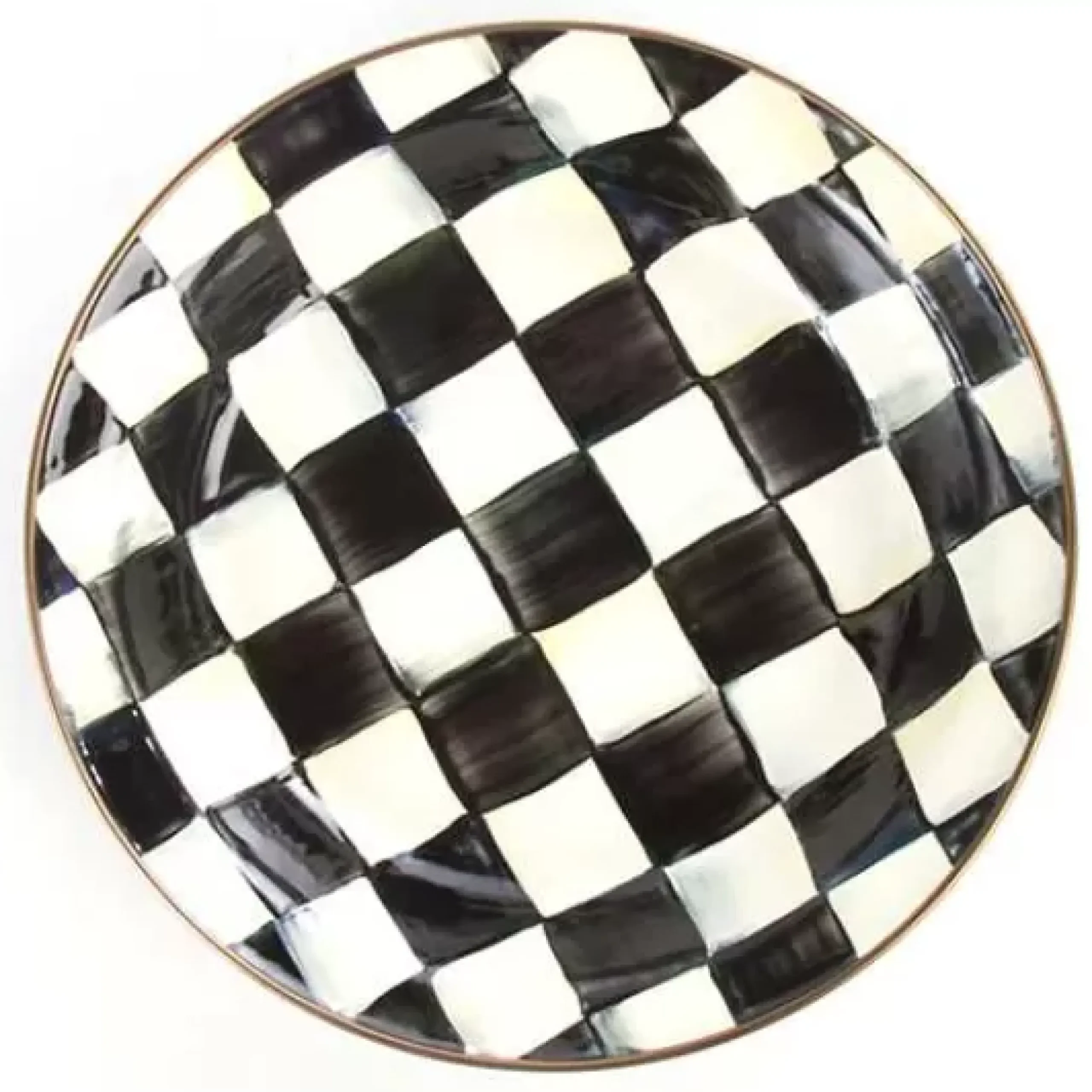 MacKenzie-Childs Courtly Check Pie Plate< Fall Entertaining|Cookware & Bakeware