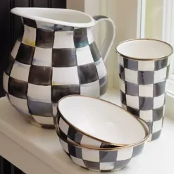 MacKenzie-Childs Courtly Check Pitcher< Serveware|Bar Entertaining