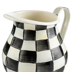 MacKenzie-Childs Courtly Check Pitcher< Serveware|Bar Entertaining