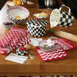 MacKenzie-Childs Courtly Check Recipe Box< Kitchen Storage & Organization
