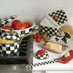 MacKenzie-Childs Courtly Check Recipe Box< Kitchen Storage & Organization