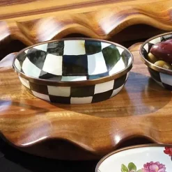MacKenzie-Childs Courtly Check Relish Dish< Serveware