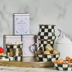 MacKenzie-Childs Courtly Check Relish Dish< Serveware