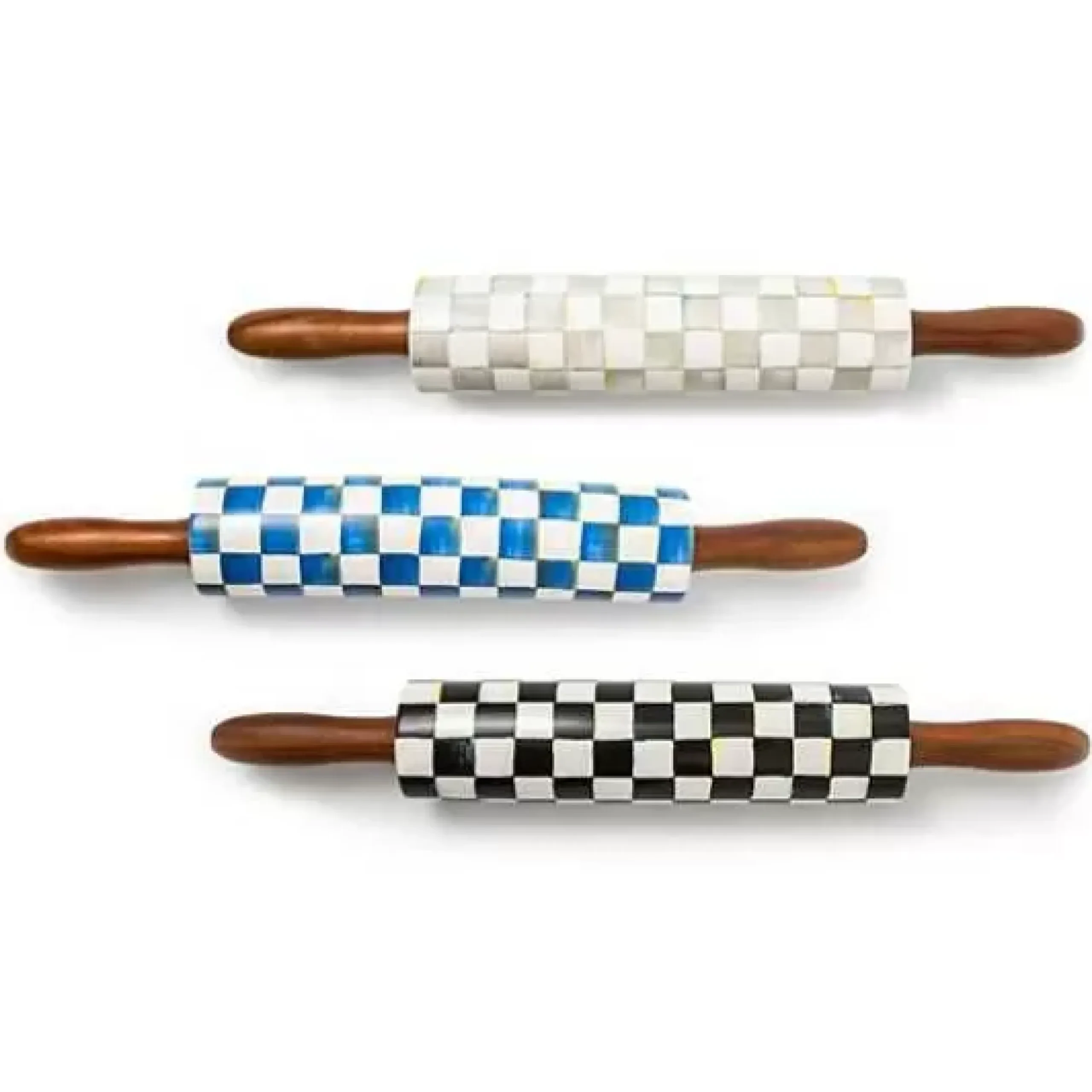 MacKenzie-Childs Courtly Check Rolling Pin< Kitchen Utensils & Tools