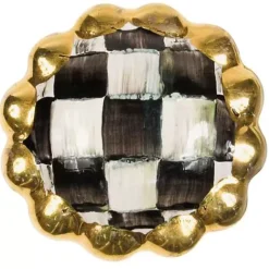 MacKenzie-Childs Courtly Check Round Knob< Finishing Touches|Room Accents