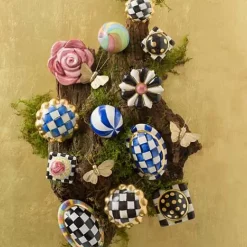 MacKenzie-Childs Courtly Check Round Knob< Finishing Touches|Room Accents