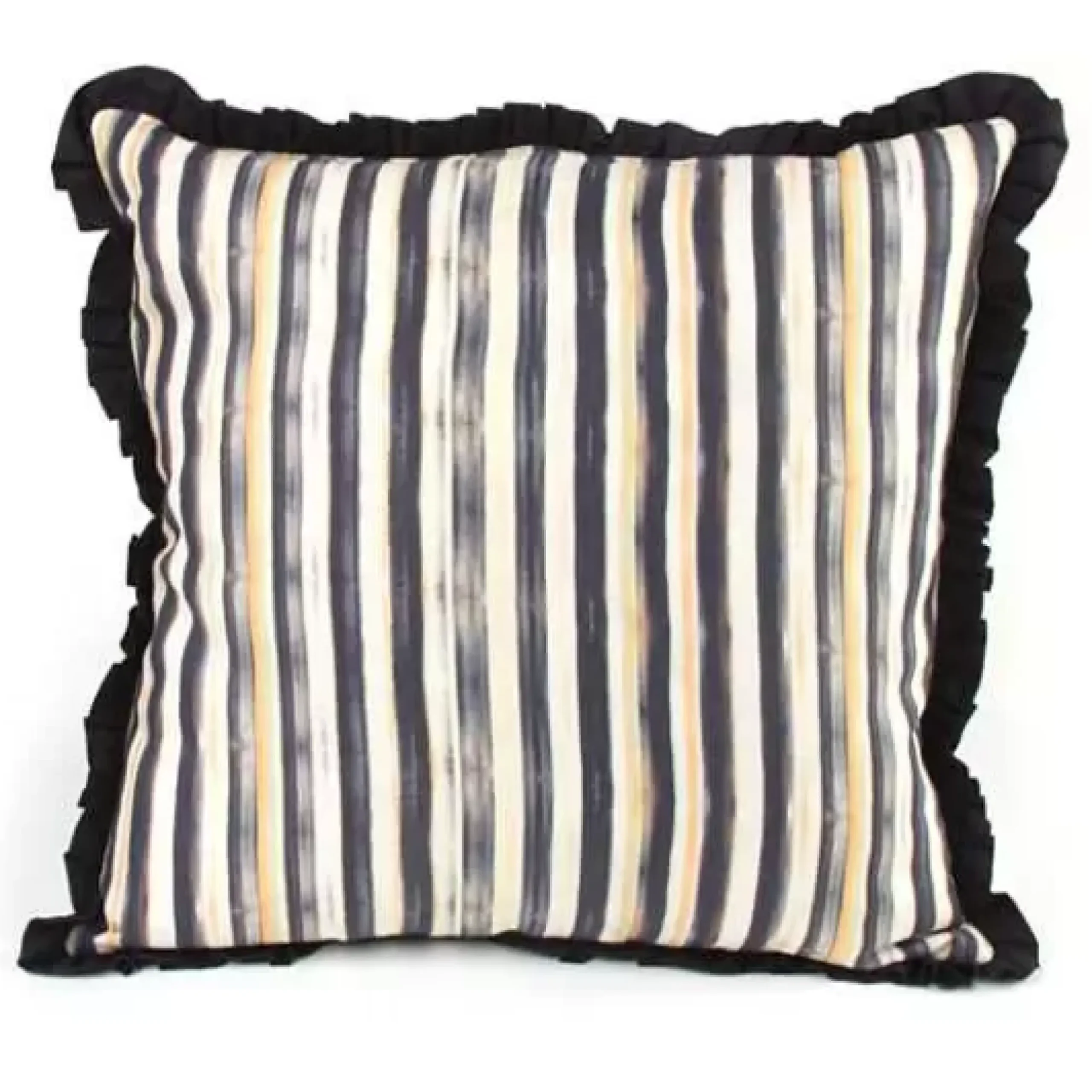 MacKenzie-Childs Courtly Check Ruffled Square Throw Pillow< Pillows, Throws, & Cushions
