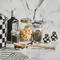 MacKenzie-Childs Courtly Check Salt Pepper Shakers< Fall Entertaining|Table Accessories