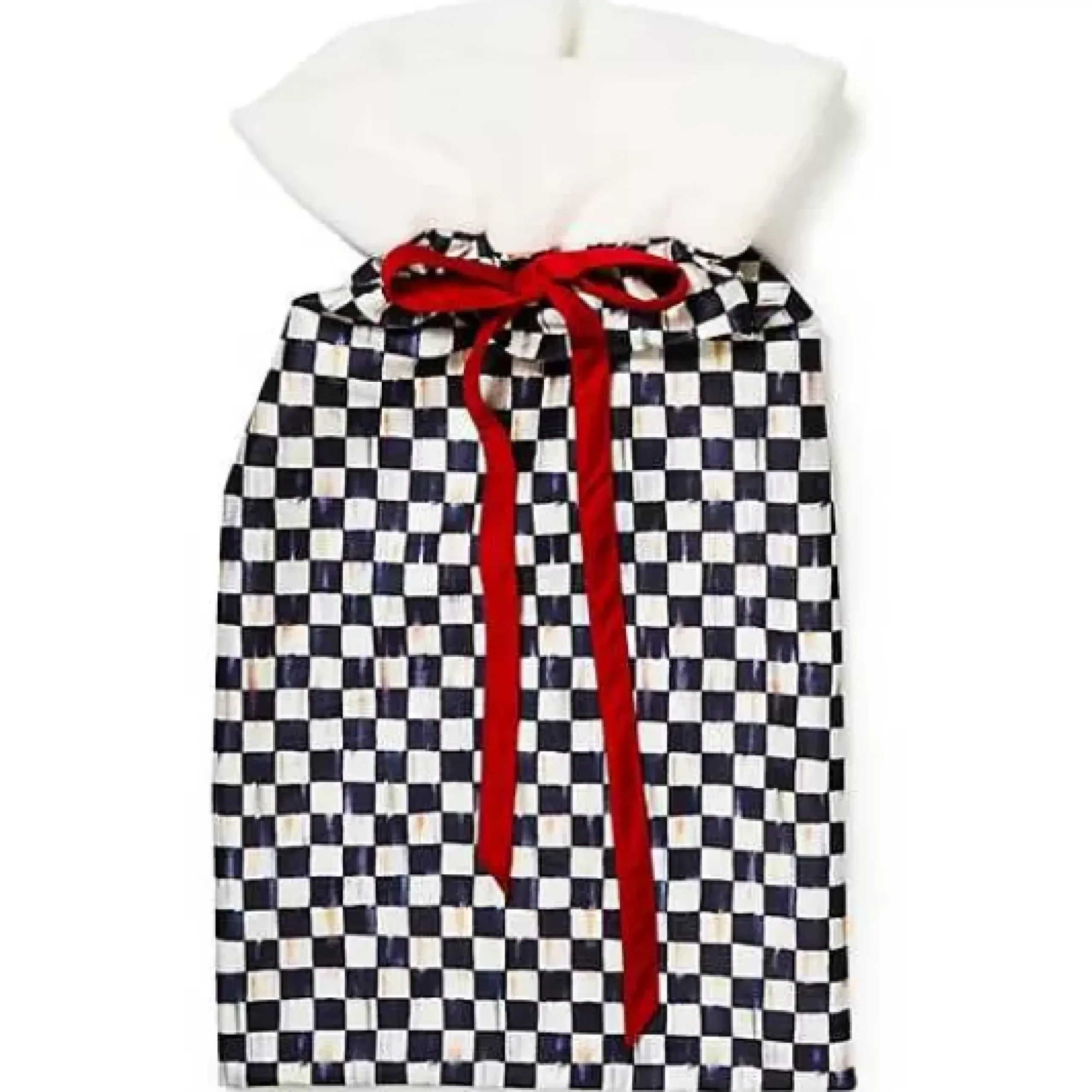 MacKenzie-Childs Courtly Check Santa Bag< Finishing Touches|Room Accents