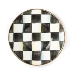 MacKenzie-Childs Courtly Check Saucer< The Coffee Shop|Dinnerware & Flatware