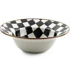MacKenzie-Childs Courtly Check Serving Bowl< Fall Entertaining|Serveware