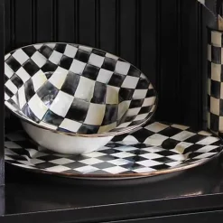 MacKenzie-Childs Courtly Check Serving Platter< Bar Entertaining|Serveware