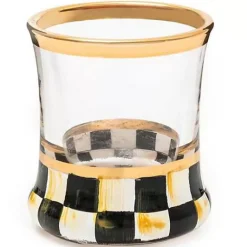 MacKenzie-Childs Courtly Check Shot Glass< Drinkware|Bar Entertaining