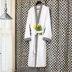 MacKenzie-Childs Courtly Check Shower Curtain< Bath & Bath Accessories