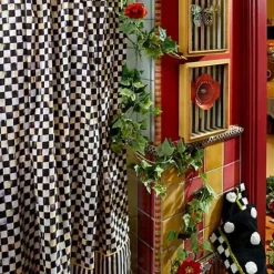 MacKenzie-Childs Courtly Check Shower Curtain< Bath & Bath Accessories