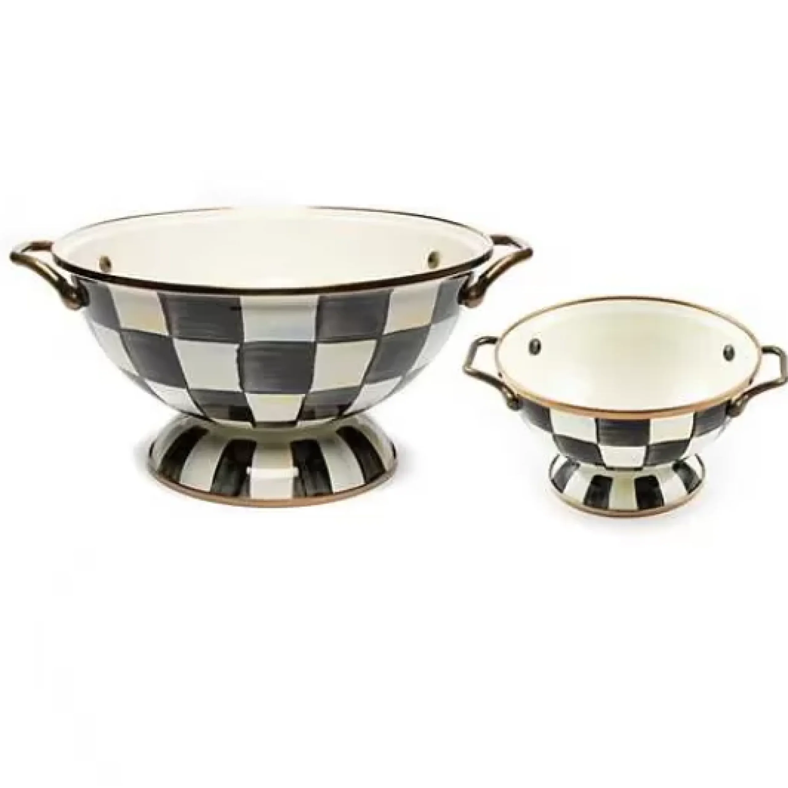 MacKenzie-Childs Courtly Check Simply Almost Everything Bowls, Set of 2< Kitchen & Dining Sets|Serveware