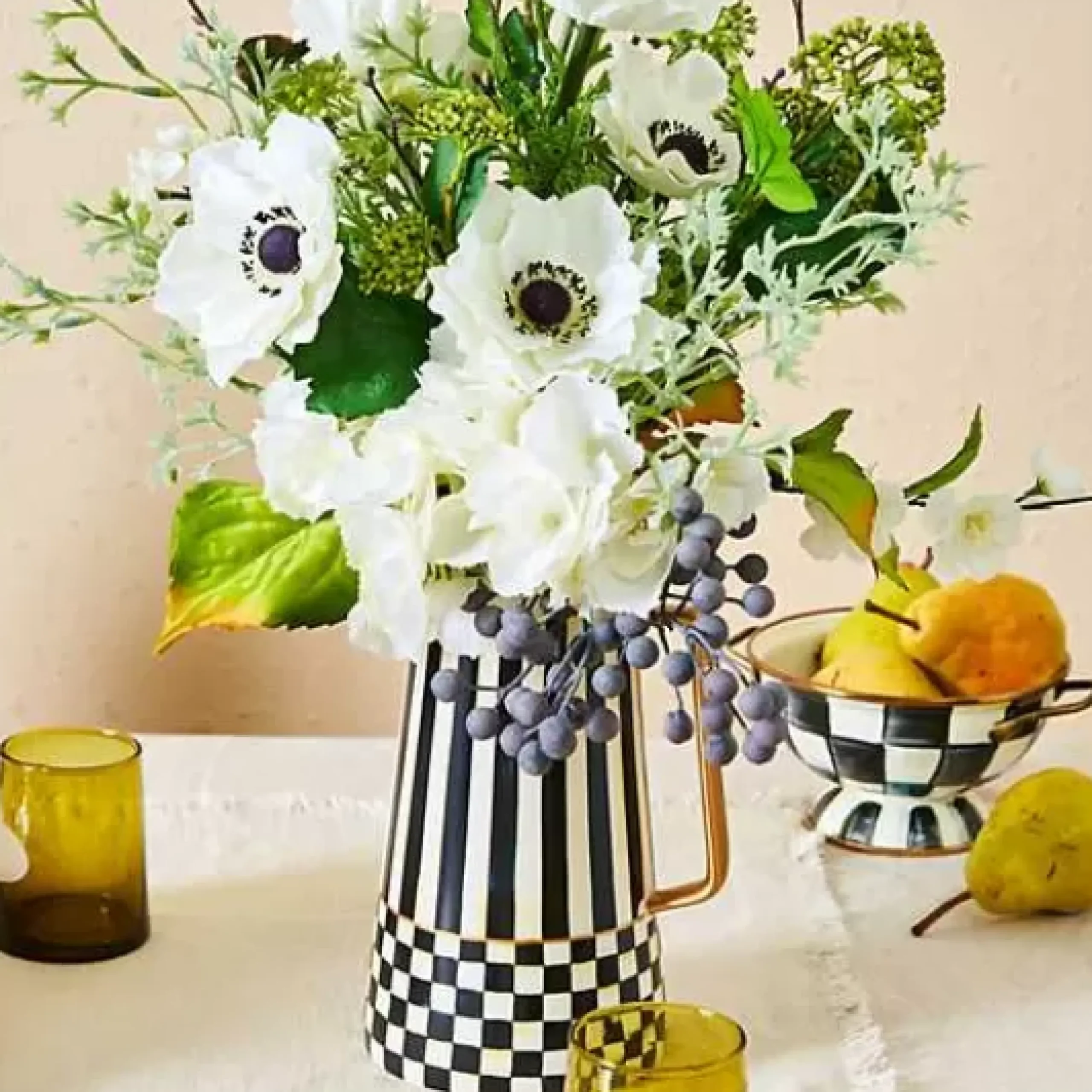 MacKenzie-Childs Courtly Check Simply Anything Bowl< Serveware