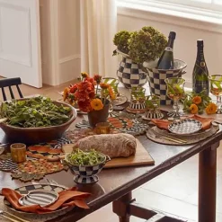 MacKenzie-Childs Courtly Check Simply Anything Bowl< Serveware