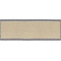 MacKenzie-Childs Courtly Check Sisal Wool Herringbone 2'6 x 9' Runner< Rugs