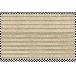 MacKenzie-Childs Courtly Check Sisal Wool Herringbone 6' x 9' Rug< Rugs