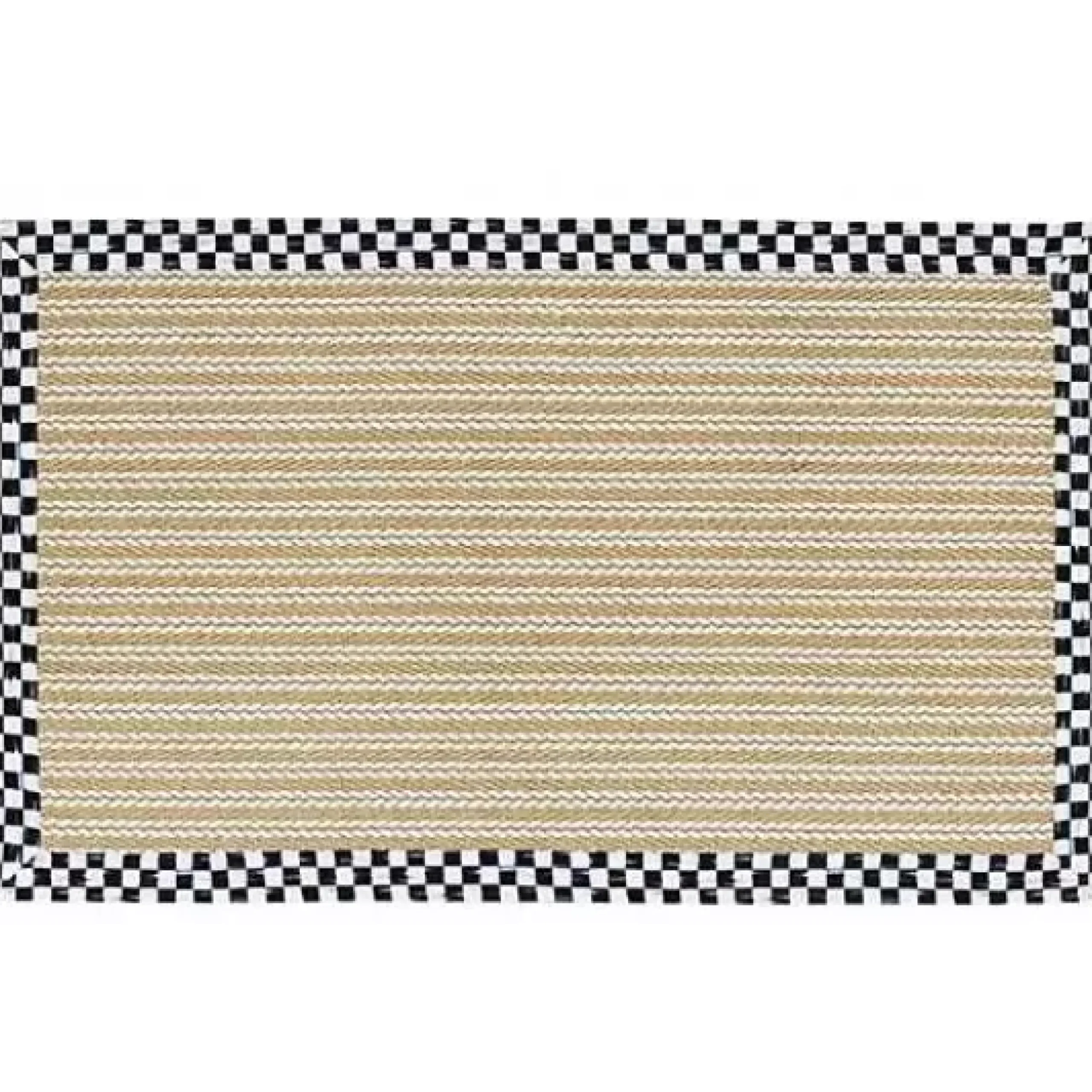 MacKenzie-Childs Courtly Check Sisal Wool Herringbone 3' x 5' Rug< Rugs