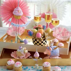 MacKenzie-Childs Courtly Check Small Basket< Spring|Easter