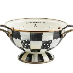 MacKenzie-Childs Courtly Check Small Colander< Kitchen Utensils & Tools