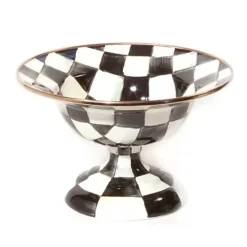 MacKenzie-Childs Courtly Check Small Compote< Serveware