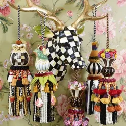 MacKenzie-Childs Courtly Check Small Deer< Holiday