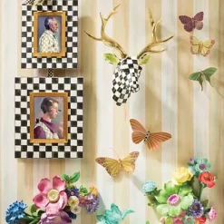 MacKenzie-Childs Courtly Check Small Deer< Holiday