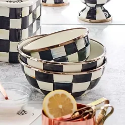 MacKenzie-Childs Courtly Check Small Everyday Bowl< Serveware