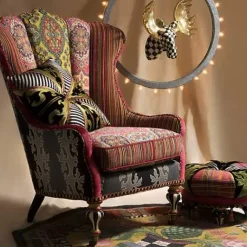 MacKenzie-Childs Courtly Check Small Moose< Holiday|Room Accents