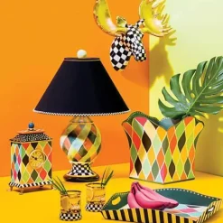 MacKenzie-Childs Courtly Check Small Moose< Holiday|Room Accents