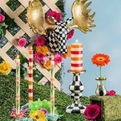 MacKenzie-Childs Courtly Check Small Moose< Holiday|Room Accents
