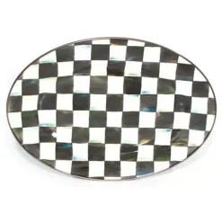 MacKenzie-Childs Courtly Check Small Oval Platter< Fall Entertaining|Bar Entertaining