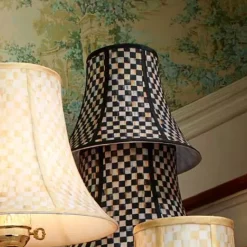 MacKenzie-Childs Courtly Check Small Shade< Room Accents|Lighting