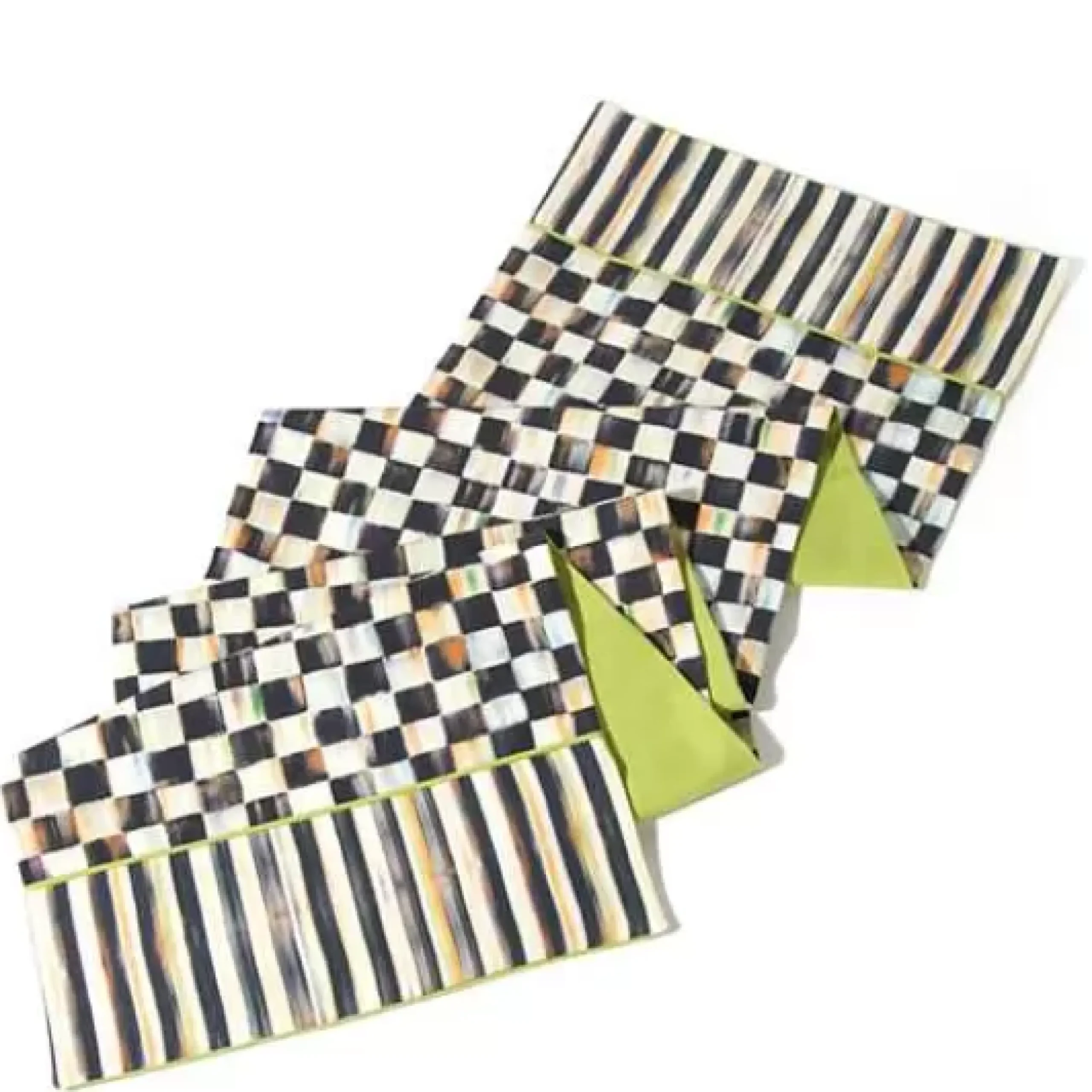MacKenzie-Childs Courtly Check Stripe Table Runner< Kitchen & Table Linens