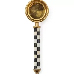 MacKenzie-Childs Courtly Check Supper Club Gold Coffee Scoop< The Coffee Shop|Kitchen Utensils & Tools