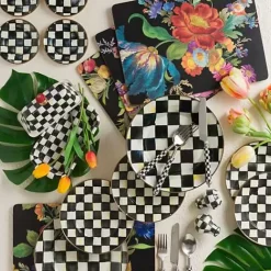 MacKenzie-Childs Courtly Check Supper Club 3-Piece Place Setting< Dinnerware & Flatware