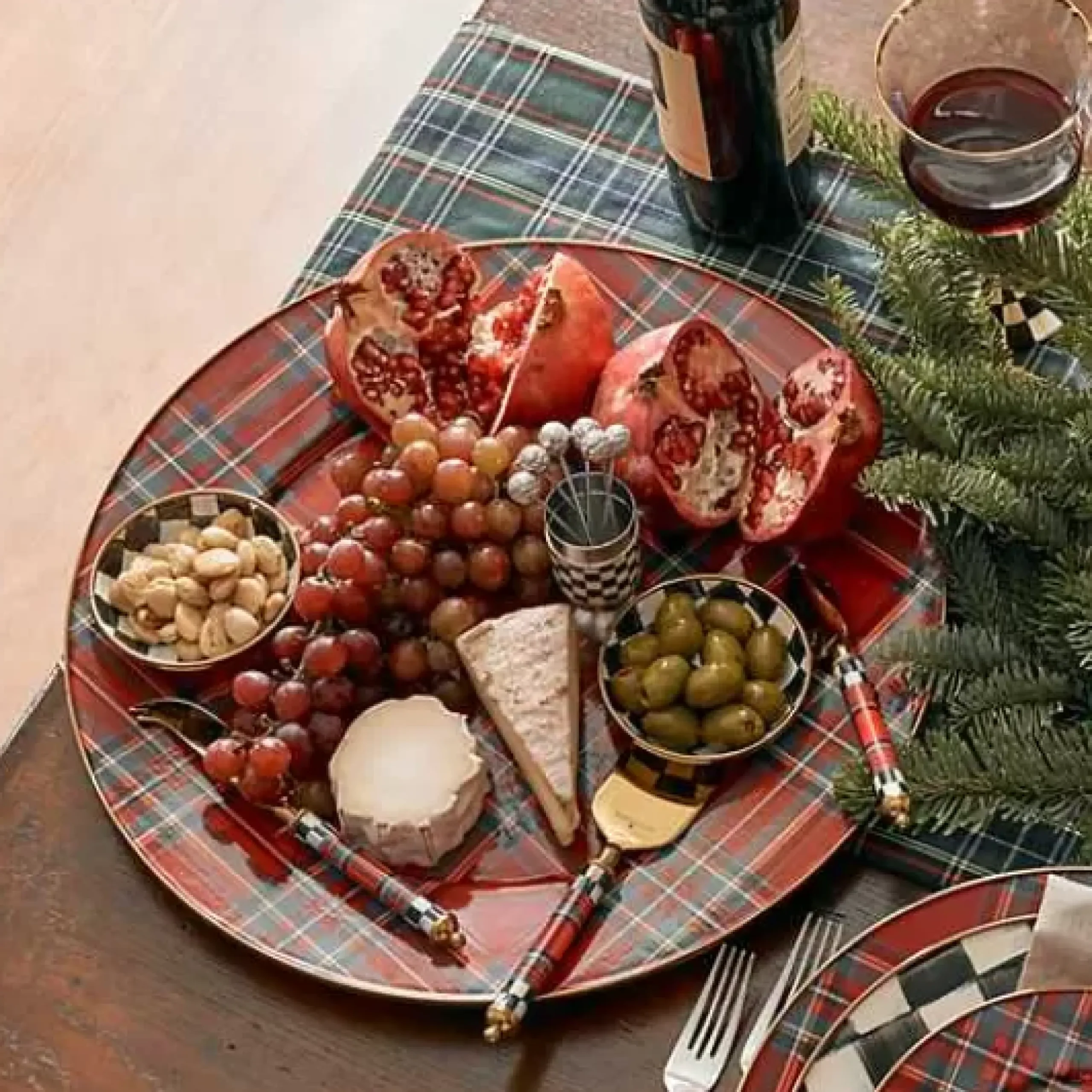 MacKenzie-Childs Courtly Check Supper Club Pick Set< Table Accessories|Bar Entertaining