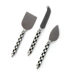 MacKenzie-Childs Courtly Check Supper Club Cheese Knife Set< Serveware