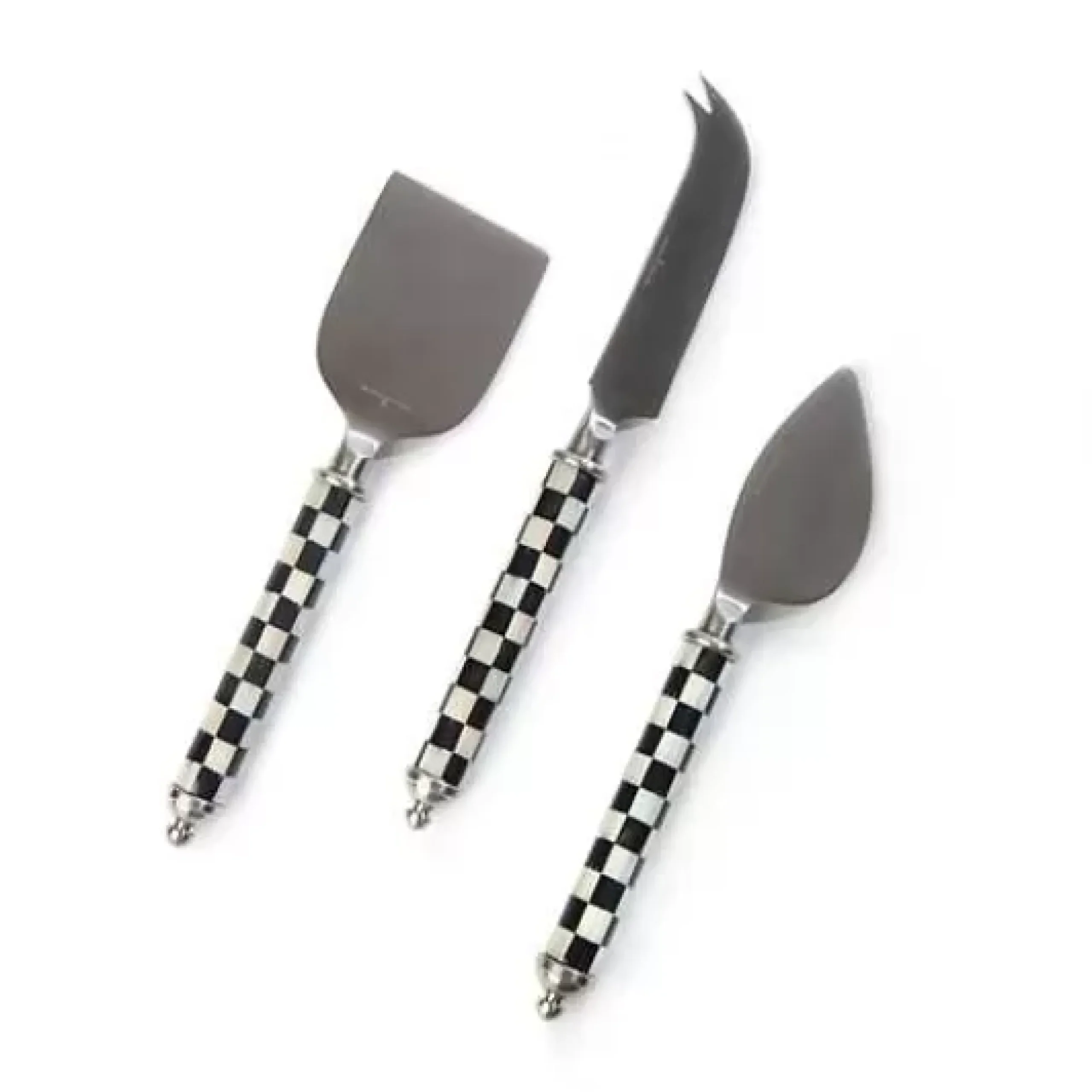 MacKenzie-Childs Courtly Check Supper Club Cheese Knife Set< Serveware