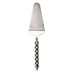 MacKenzie-Childs Courtly Check Supper Club Pie Server< Fall Entertaining|Serveware