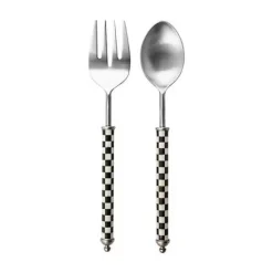 MacKenzie-Childs Courtly Check Supper Club Salad Serving Set< Serveware
