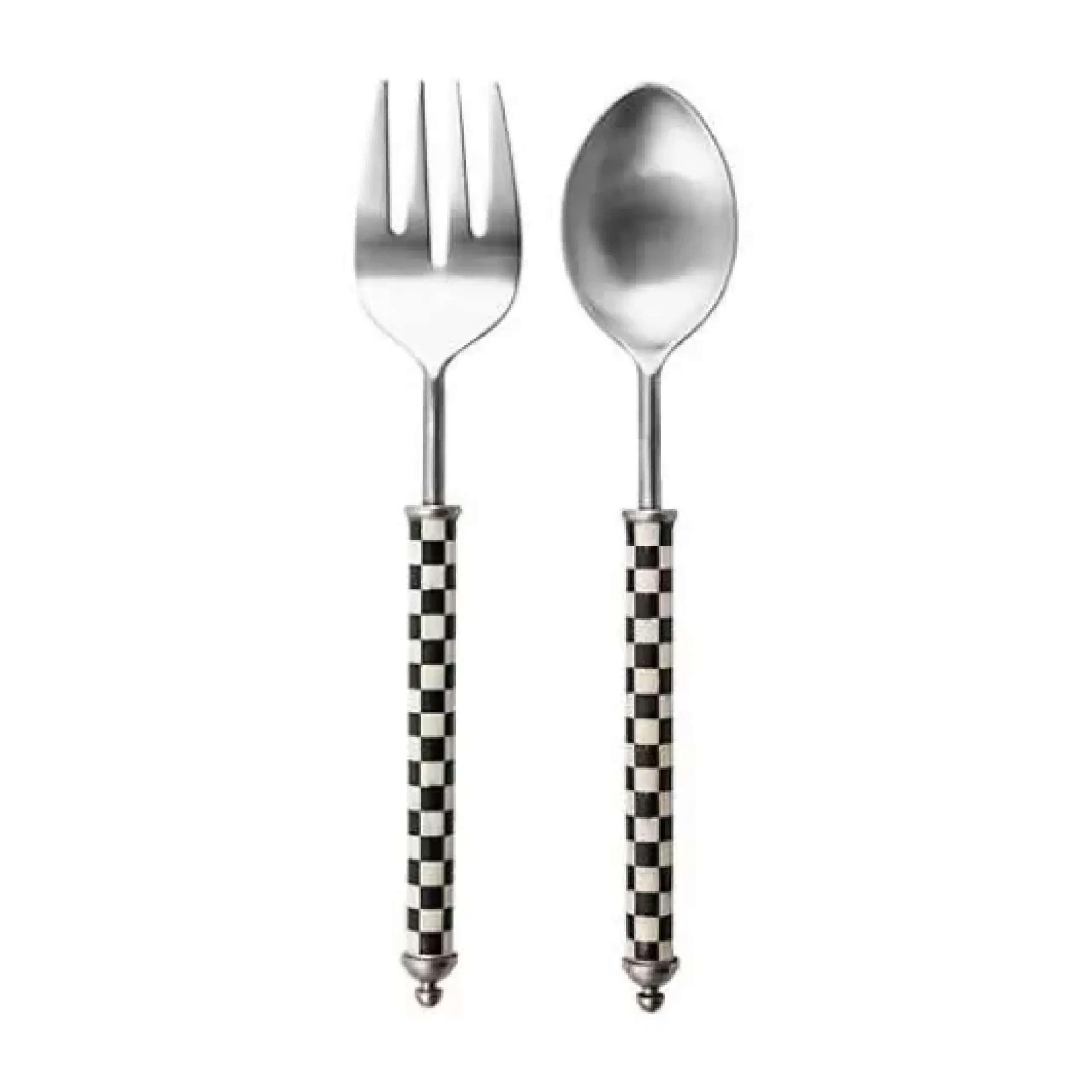 MacKenzie-Childs Courtly Check Supper Club Salad Serving Set< Serveware