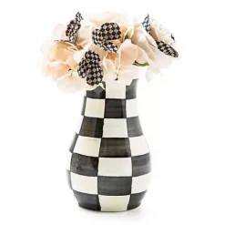 MacKenzie-Childs Courtly Check Tall Vase  Bouquet Set< Greenery & Florals|Room Accents