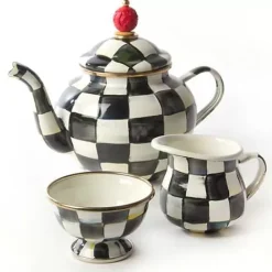 MacKenzie-Childs Courtly Check Teapot Service Set< Kitchen & Dining Sets|Serveware