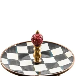 MacKenzie-Childs Courtly Check Three Tier Sweet Stand< Bar Entertaining